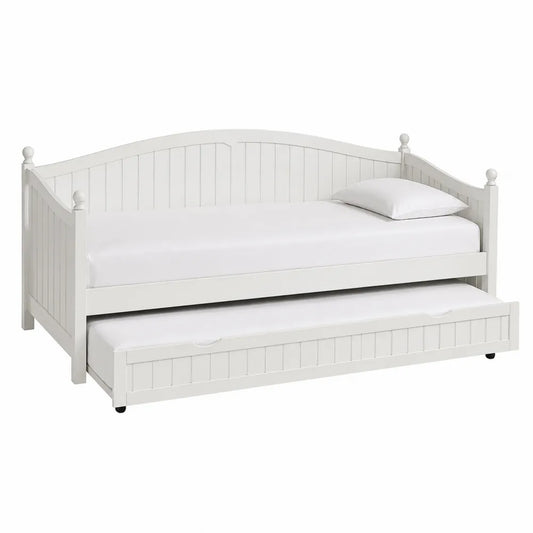 Letto in legno bianco con cassetto estraibile 200x90 cm